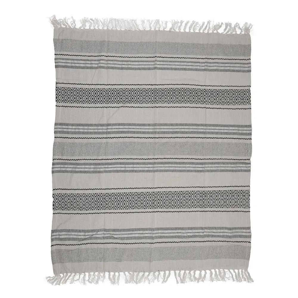 Plaid coton Lurex Stokomani