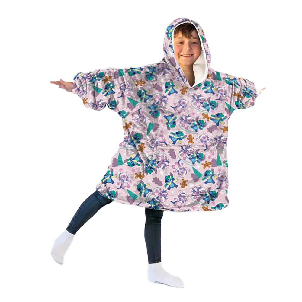 Plaid sweat multi licences enfant - Rose Stokomani