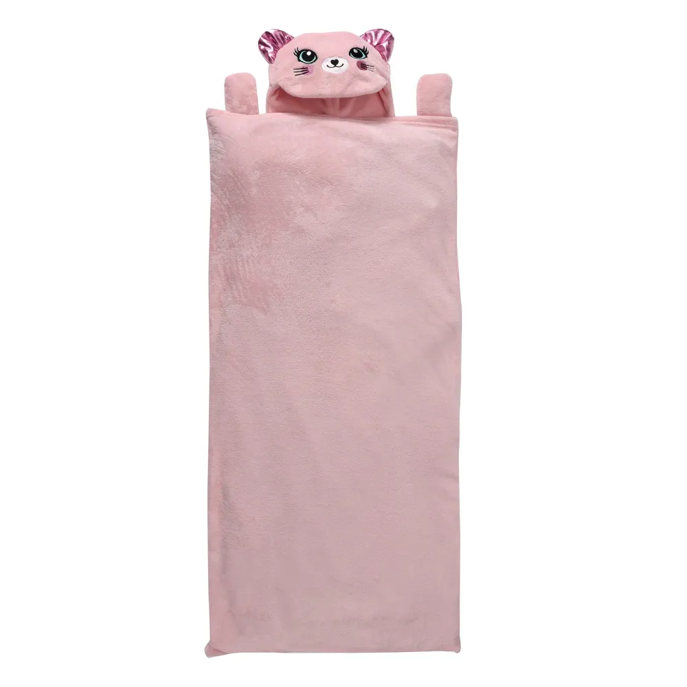 Sac de couchage pour enfant avec capuche - Rose clair Stokomani