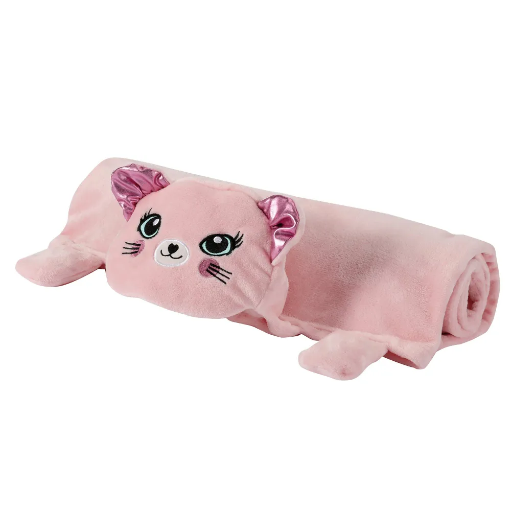 Sac de couchage pour enfant avec capuche - Rose clair Stokomani