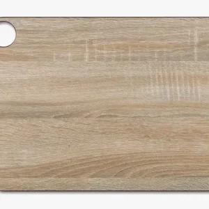 Couteau de Chef Planche à découper décors bois 377 x 277 mm