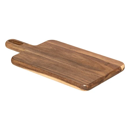 Couteau à Pain Planche à découper avec poignée L. 40 x P. 20 x H. 2 cm acacia
