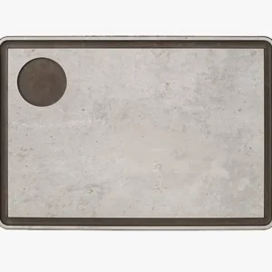 Planche assiette café gourmand décors marbre 330 x 230 mm - Affûtage de Précision