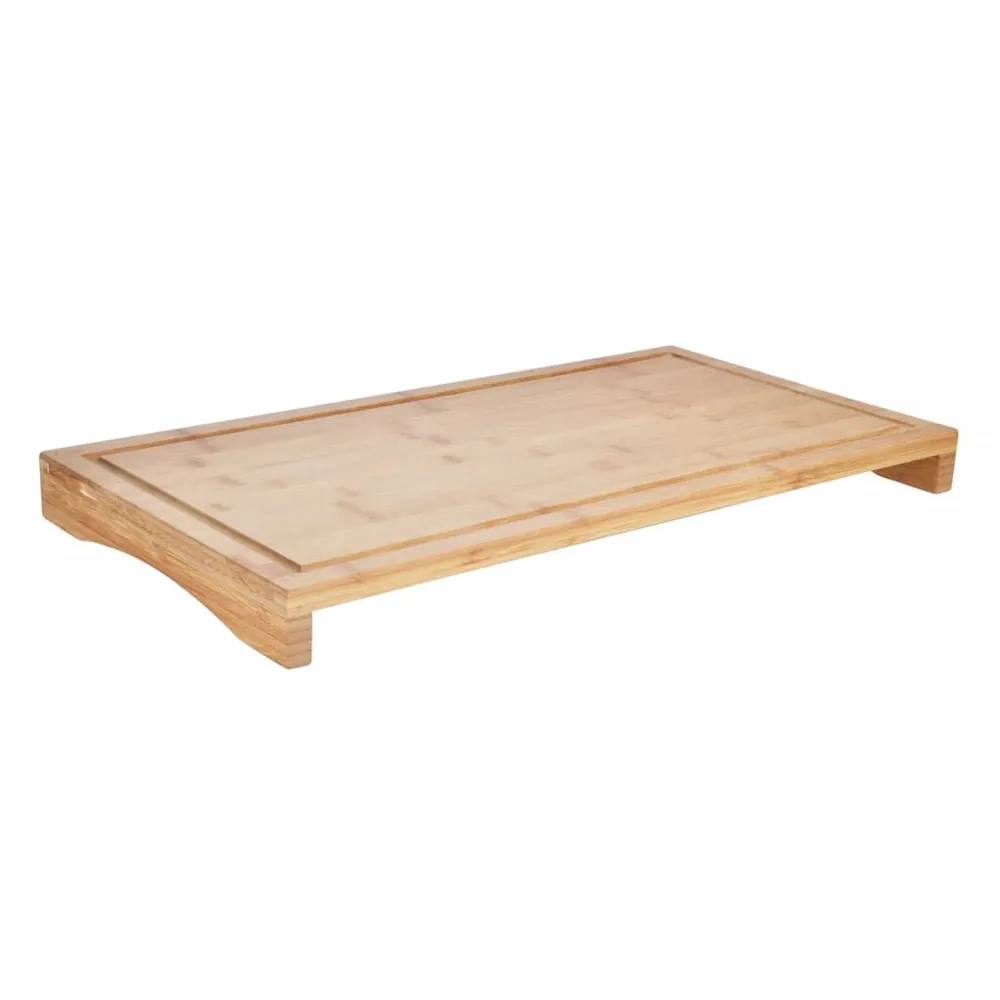 HI Planche à découper 2 en 1 54x28x4,5 cm bambou (Modèle Classique)