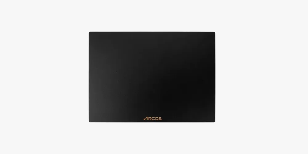 Planche à découper noire 250x350x15 mm en Acier Inoxydable Damas