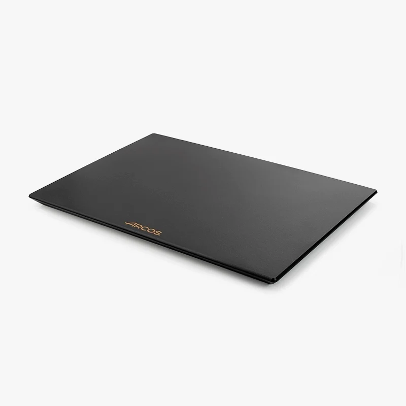 Planche à découper noire 250x350x15 mm en Acier Inoxydable Damas