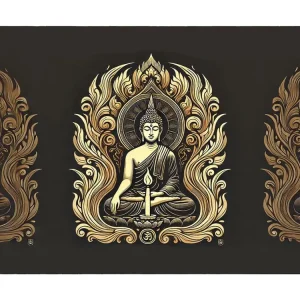 Surface de découpe méditation de bouddha 28.5 x 20 cm Compatible avec Lames Céramiques