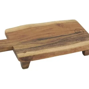 Taille-Crayon Couteaux Planche à découper en acacia sur pieds