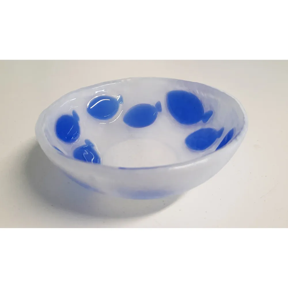Vide-poches en verre de Murano - Diamètre 13 cm | Pièce unique artisanale