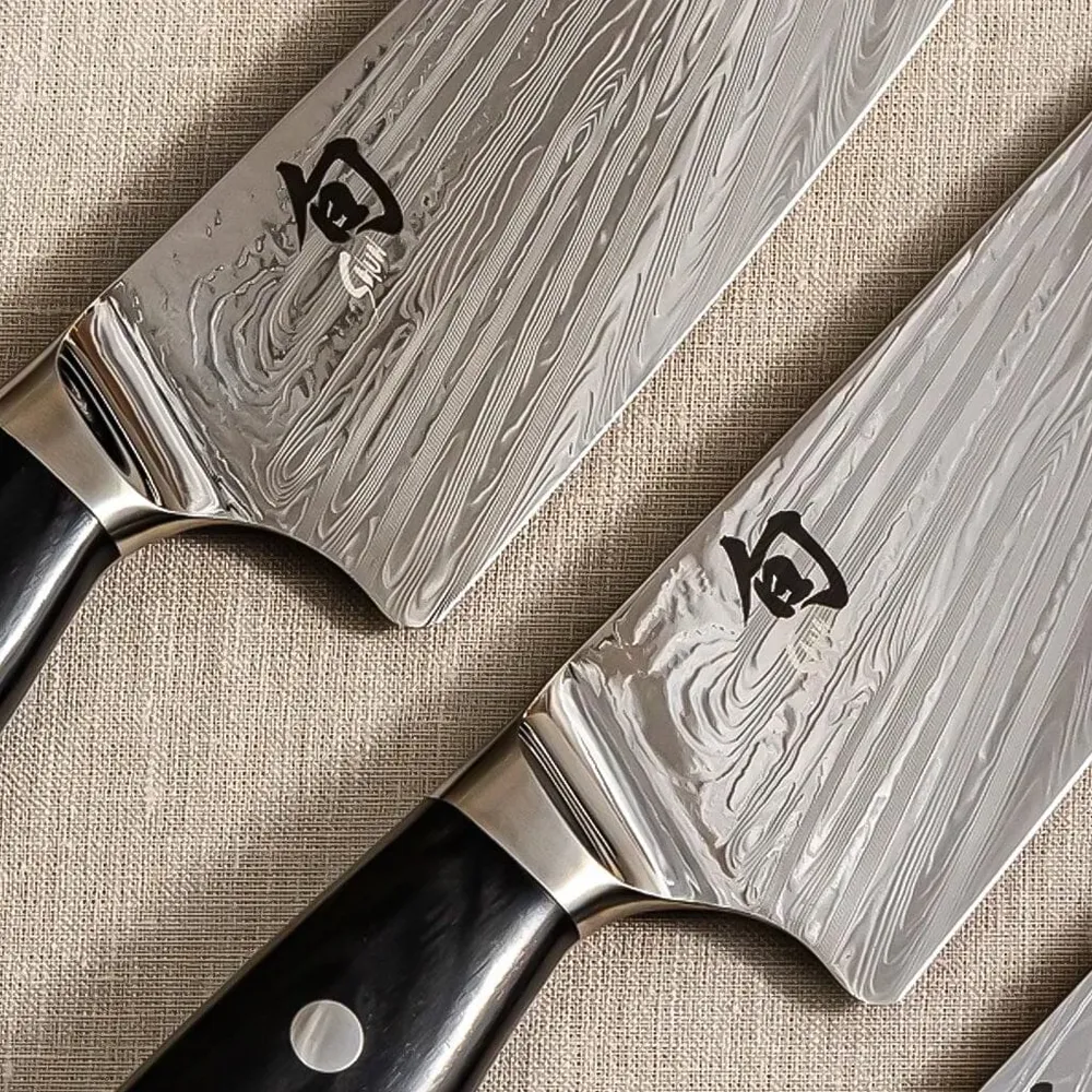 Kai Shun - Couteau d'office noir Nagare (9,0 cm)