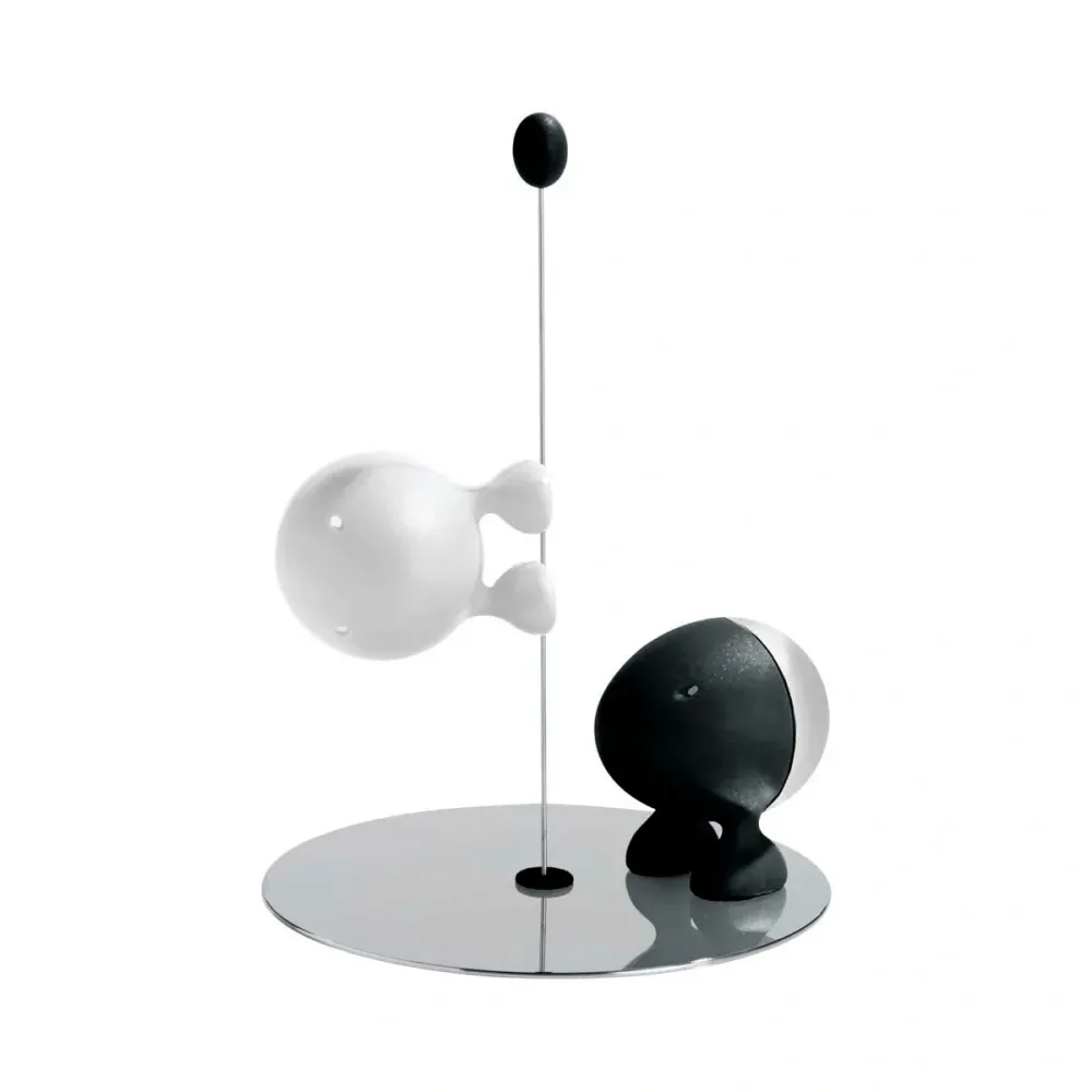 Cuillère à Glace Set de salière et poivrière en acier inoxydable Lilliput d’Alessi