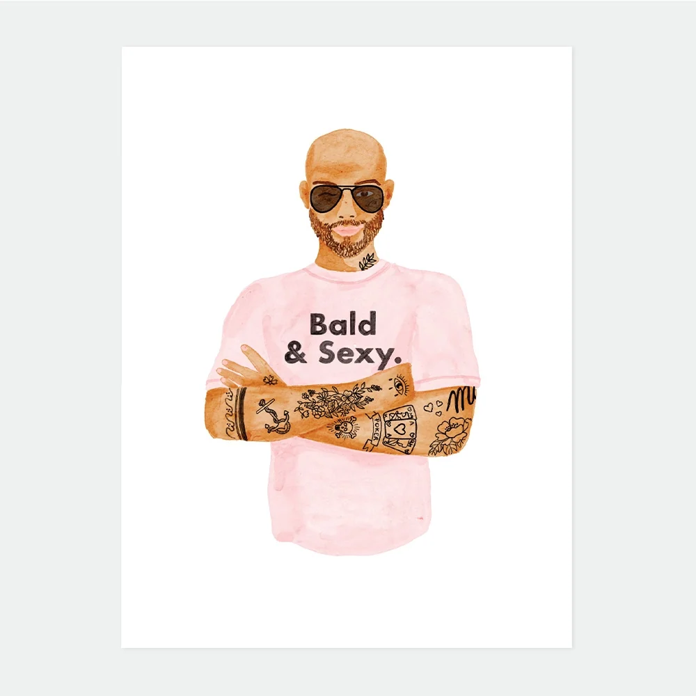 Bald & Sexy - Affiche All the ways to say