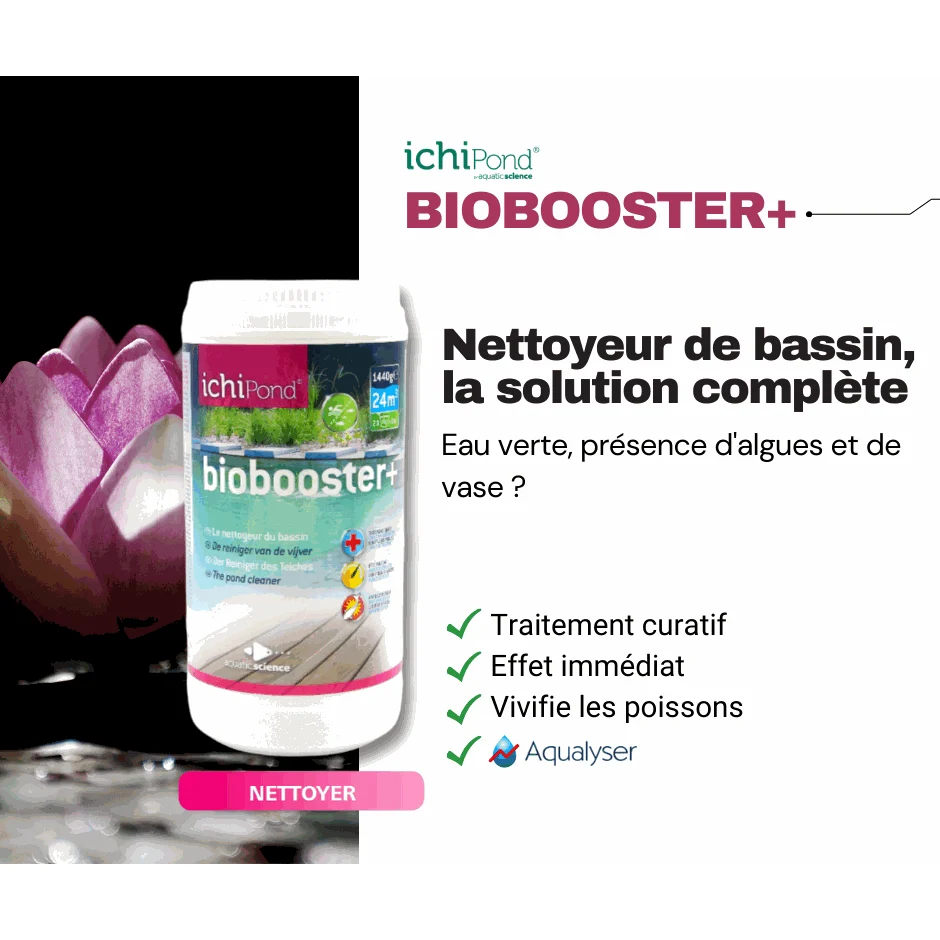 Biobooster+ pour 12m³ - Le nettoyeur du bassin Aquatic Science