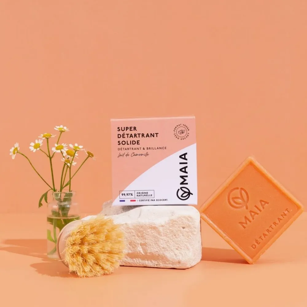 Super détartrant naturel solide Lait de Camomille Maia