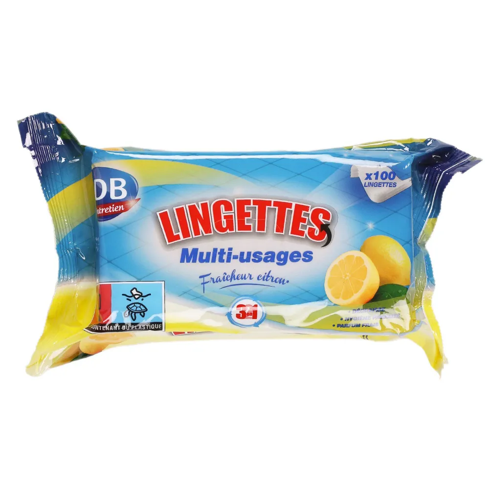 100 lingettes multi usages Stokomani