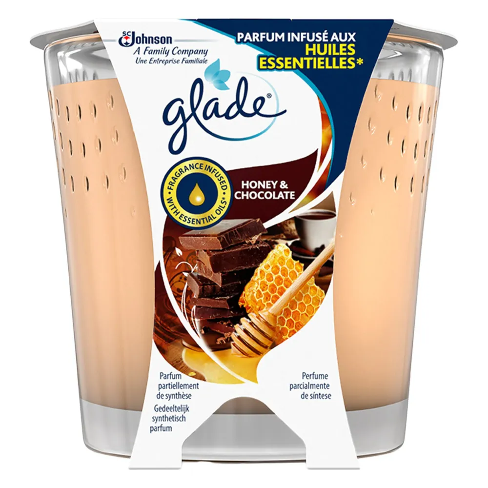 Bougie parfumée chocolat et miel Stokomani