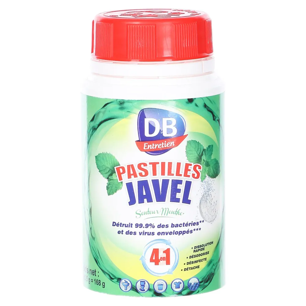 48 pastilles de javel senteur menthe Stokomani