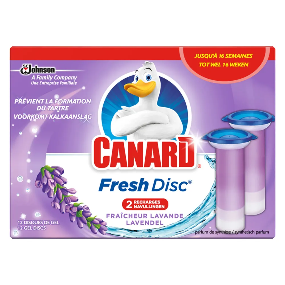 12 recharges disques fraicheur à la lavande Stokomani