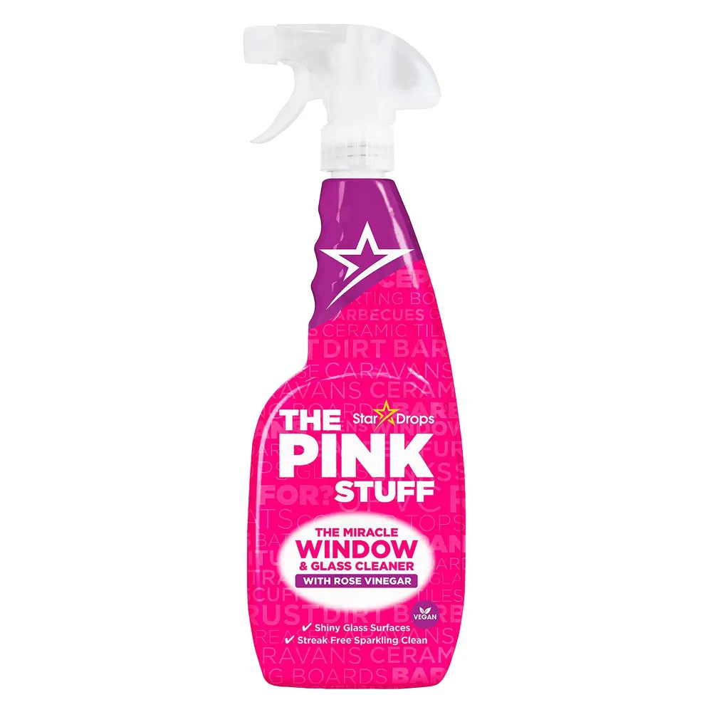 Spray nettoyant vitres au vinaigre de rose Stokomani