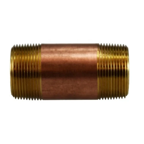 3/4" MPT X 1-1/2" Red Laiton Fittings 40081