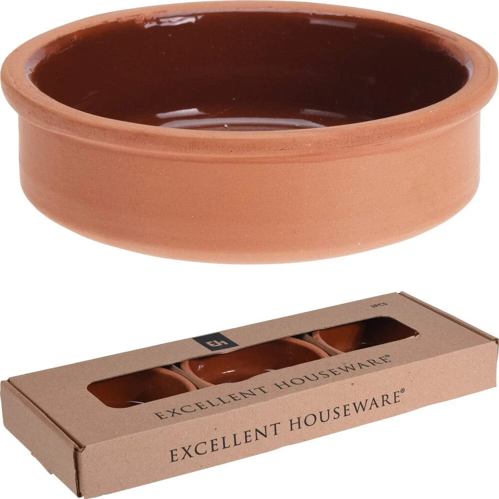 Professionnel Lot de 3 ramequins en terre cuite – Qualité & Prix chez Alpha55 – Accessoire indispensable au quotidien