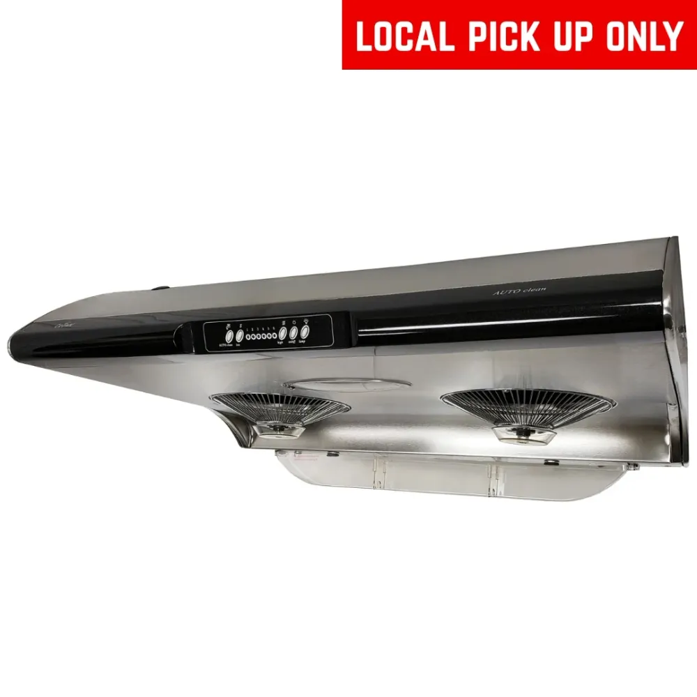 30" 750 CFM Hotte de cuisinière en acier inoxydable à nettoyage automatique sous armoire AFG-AC/SS Crown