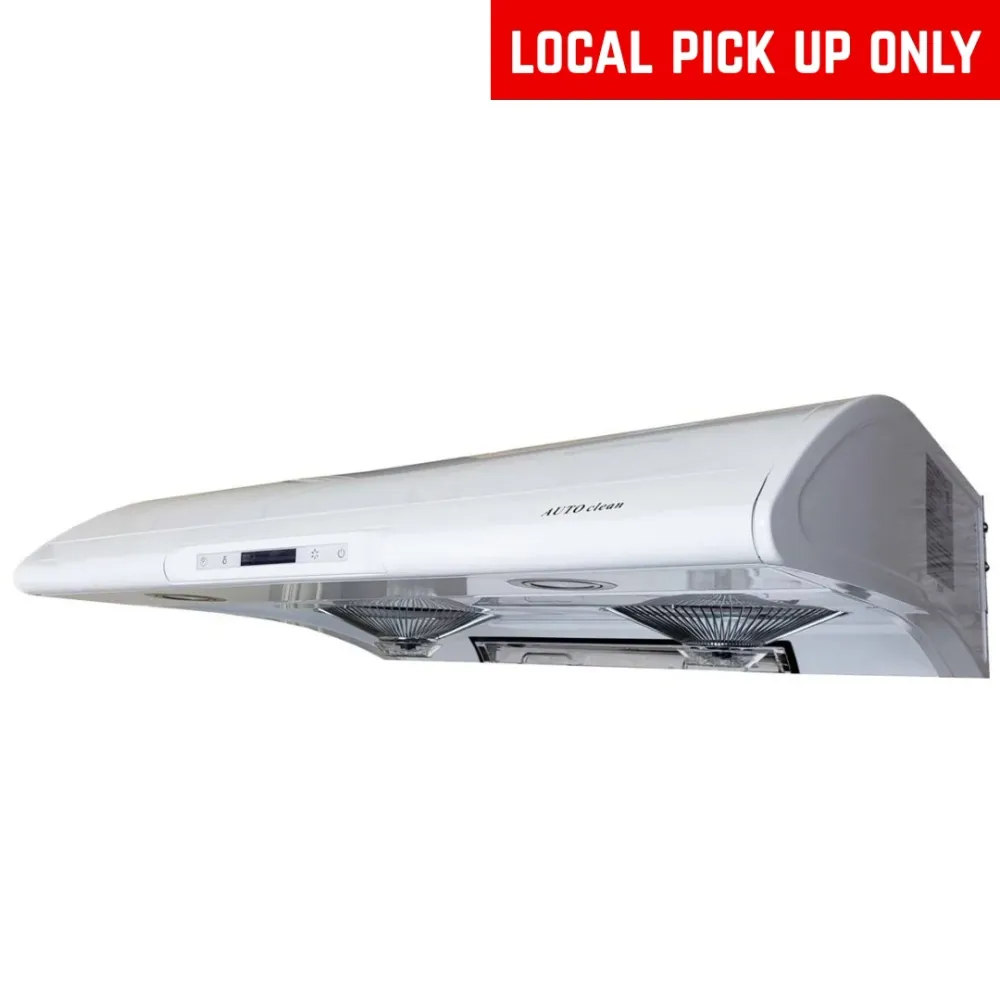 Hotte de cuisine sous armoire blanche à nettoyage automatique de 30 po PC-HAC/W Pro Choice