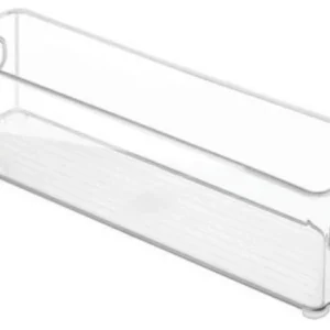 Organisateur pour réfrigérateur en plastique transparent 4" x 14.5" x 4" - Freeze
