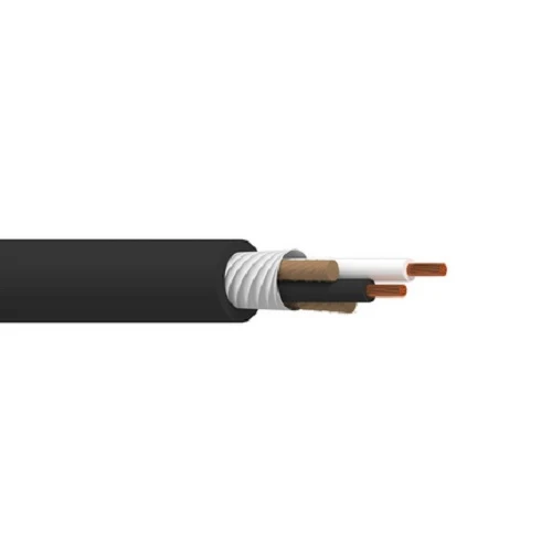 Belden 8452 18 AWG 2 Conductor Bare Copper EPDM Insulation Léger et mobile Cordage Cable
