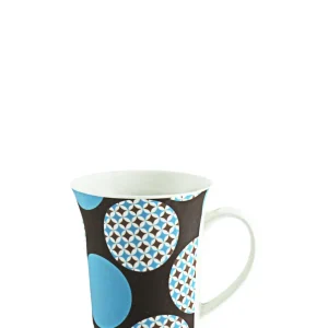 Kitchen Life 300ml Brownie Mug - Noir jais & Blue