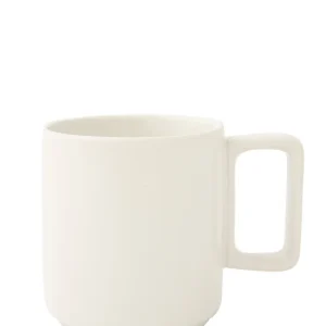 Omada Flat Juxtaposable 400ml Mug - White
