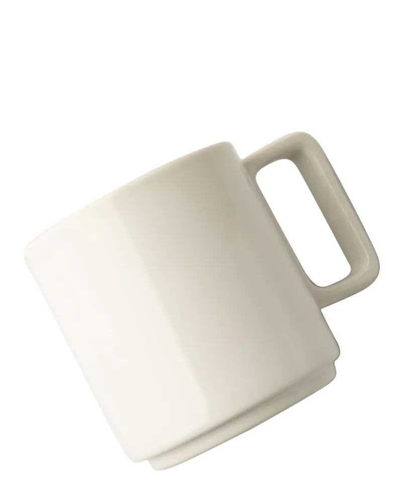 Omada Flat Juxtaposable 400ml Mug - White