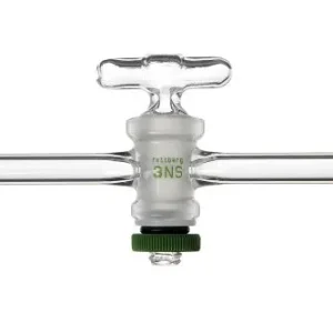 Robinet de raccordement à une voie Rettberg bouchon en verre creux NS 29/100 mm alésage 134501210 choisir à bas prix