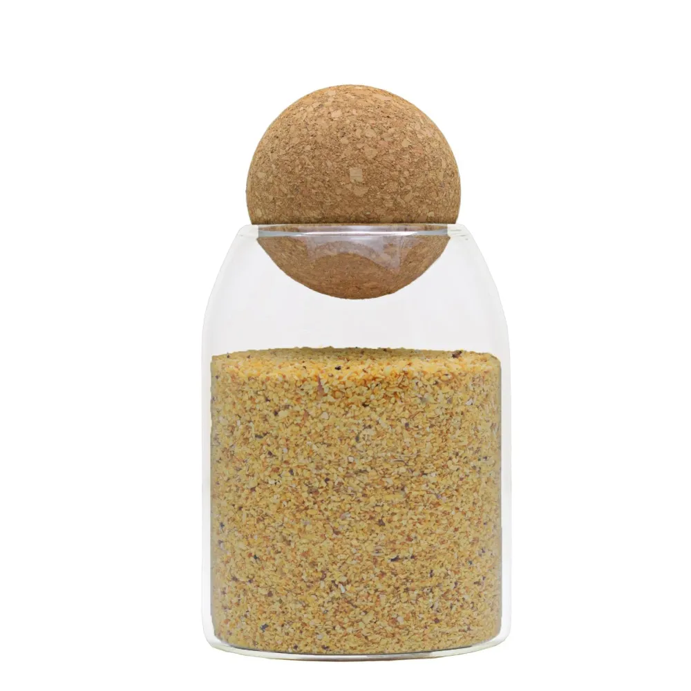 Turin Glass 800ml Cork Storage Container - Medium