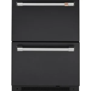 Café 5.7 Cu. Ft. Built- Dual-Drawer Refrigerator - CDE06RP3ND1 | Réfrigérateur encastré Café de 5,7 pi³ à deux tiroirs - C...