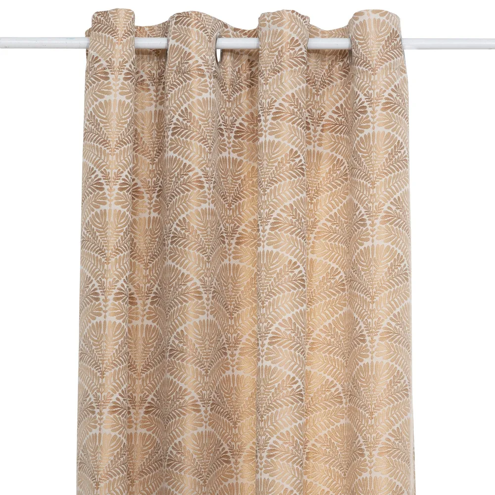 Rideau Jacquard Mizani ocre Stokomani