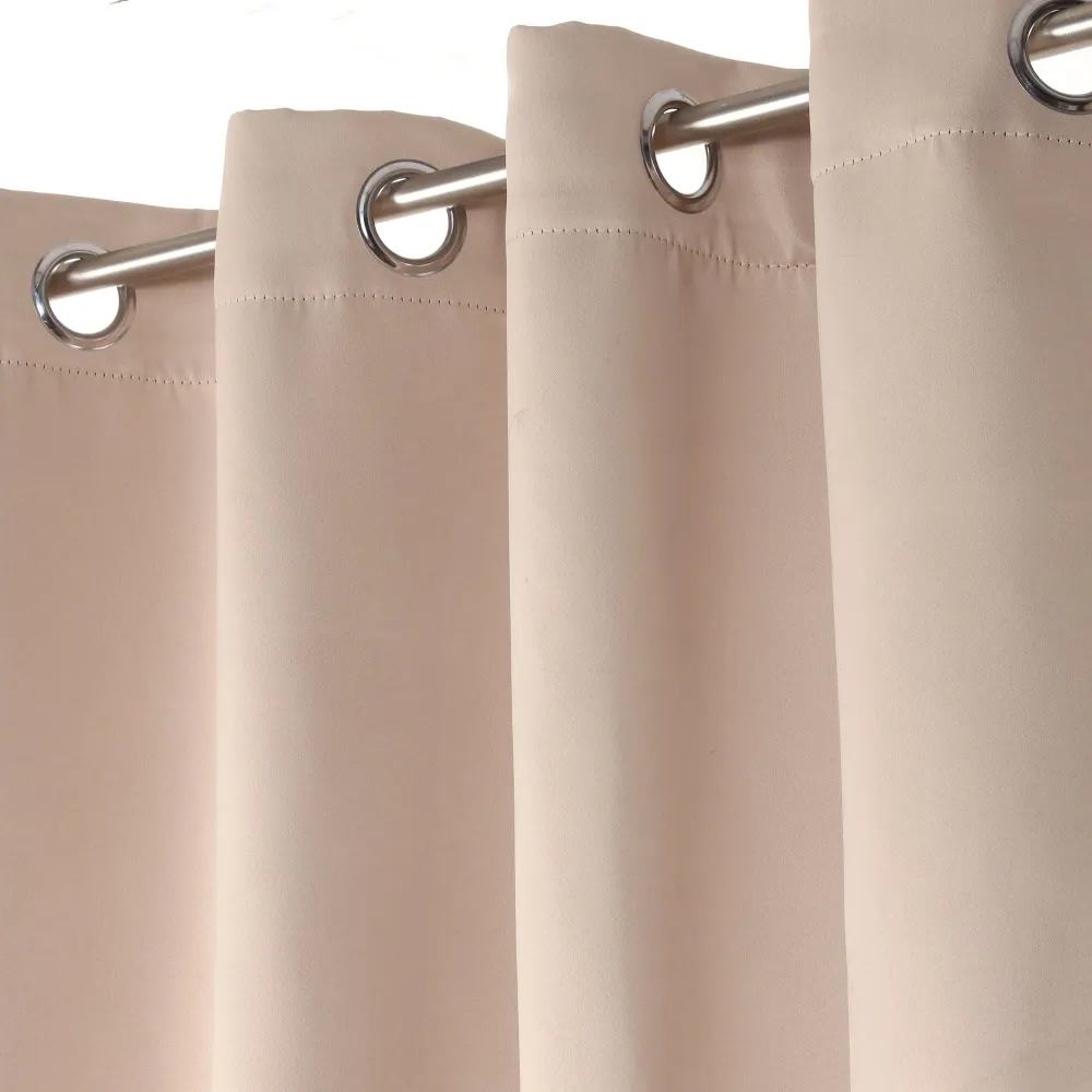 Rideau occultant 135x240 cm - Beige Stokomani