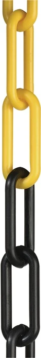 Chaîne de délimitation ( 1000131200 ) Plastique jaune/noir 6 mm Sonstige