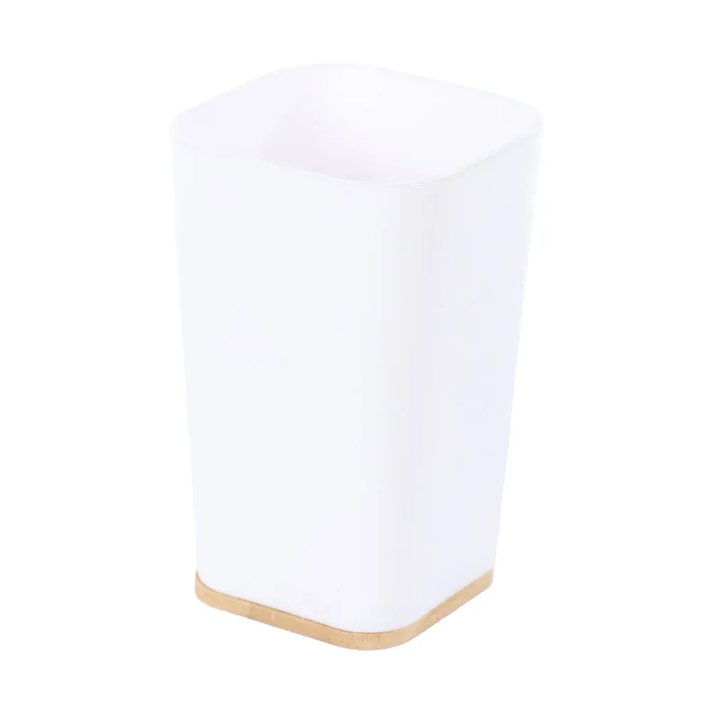 Gobelet support en bambou - Blanc Stokomani