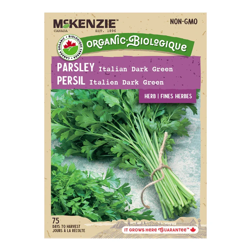 SEMENCE DE FINES HERBES BIO: PERSIL - ITALIEN DARK GREEN A.E. MCKENZIE CO.