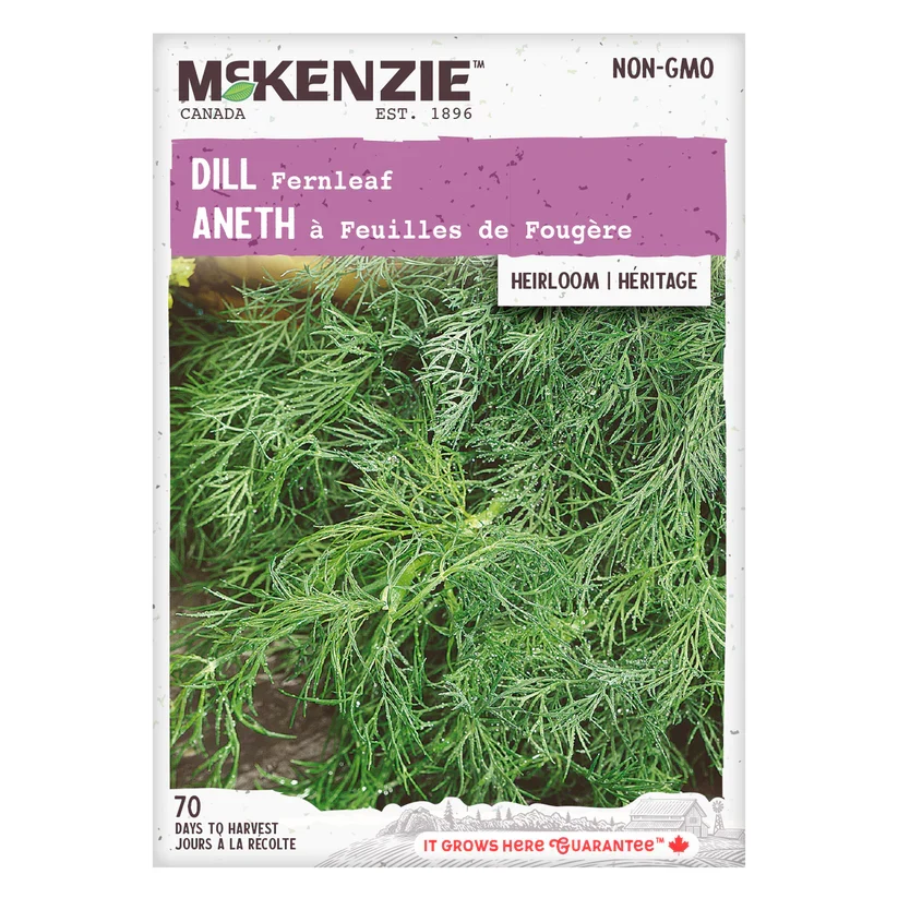 SEMENCES DE FINES HERBES: ANETH - FEUILLES DE FOUGERE A.E. MCKENZIE CO.
