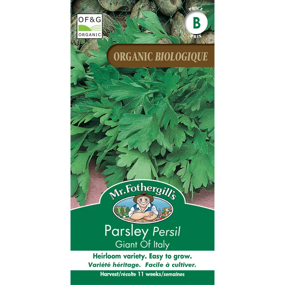 SEMENCES DE FINES HERBES BIO: PERSIL - GIANT ITALY FOOTPRINT PRODUCTS LIMITED