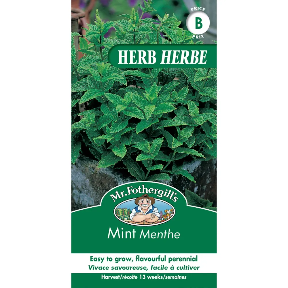 SEMENCES DE FINES HERBES: MENTHE FOOTPRINT PRODUCTS LIMITED