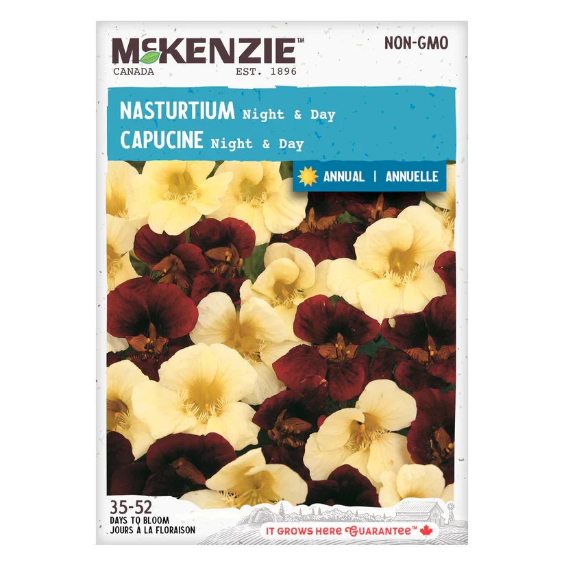SEMENCES DE FLEURS: CAPUCINE - NIGHT & DAY A.E. MCKENZIE CO.