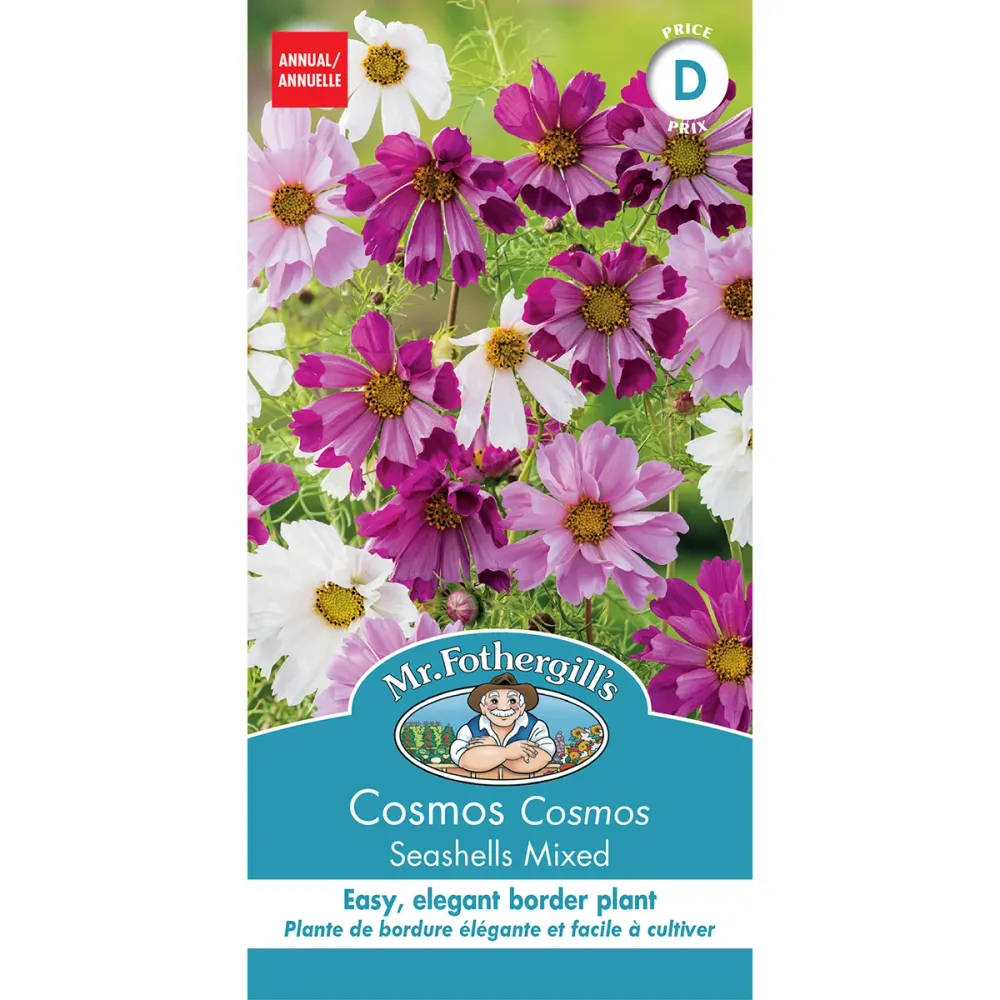 SEMENCES DE FLEURS: COSMOS - SEASHELLS MIXED FOOTPRINT PRODUCTS LIMITED