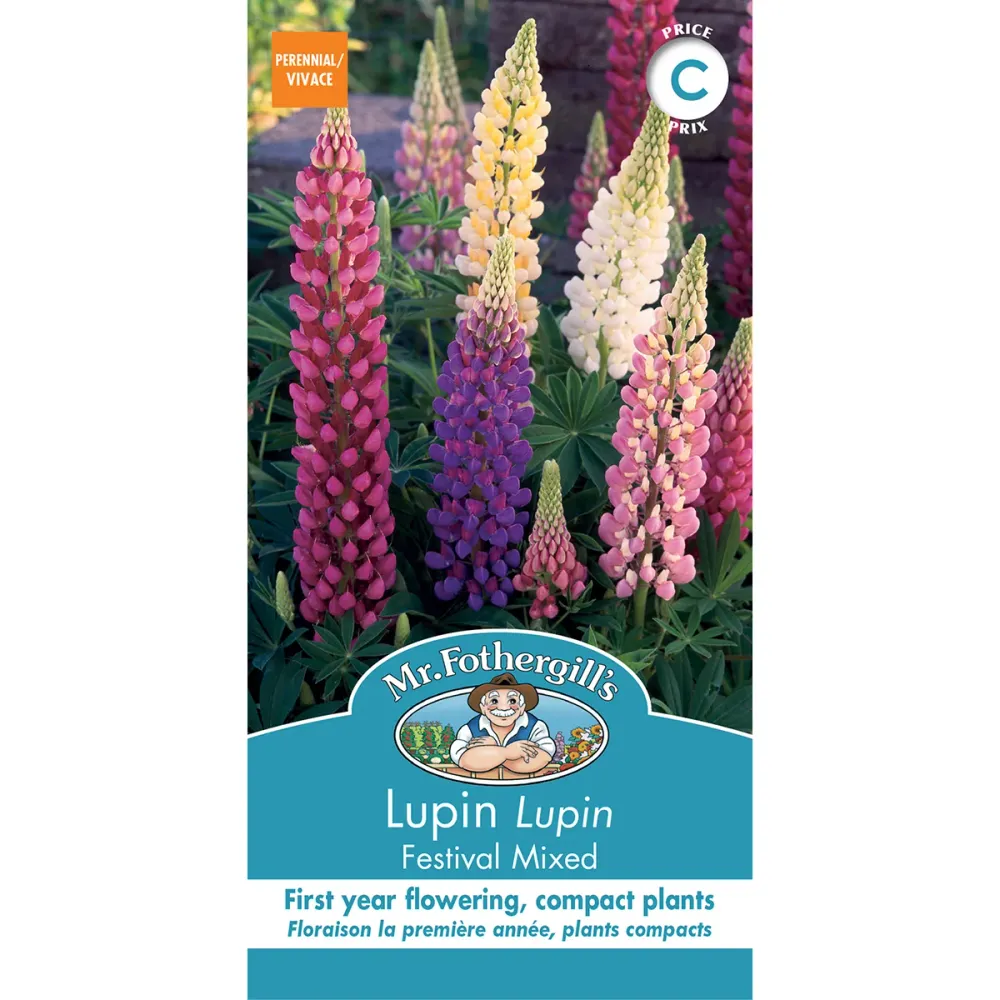 SEMENCES DE FLEURS: LUPIN - FESTIVAL MIX FOOTPRINT PRODUCTS LIMITED
