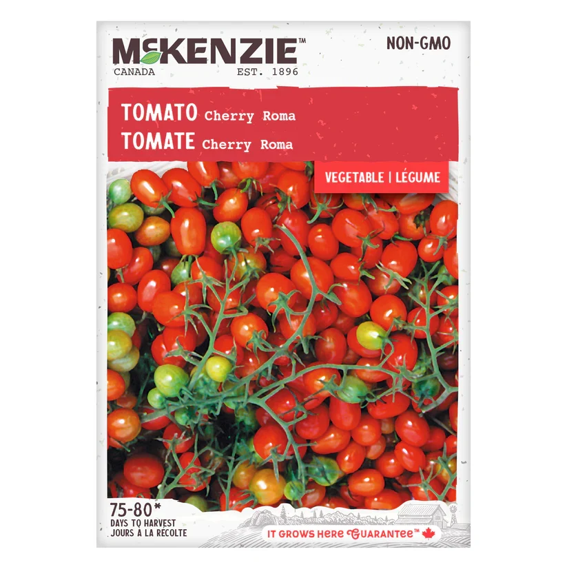 SEMENCES DE LEGUMES: TOMATE - CHERRY ROMA A.E. MCKENZIE CO.