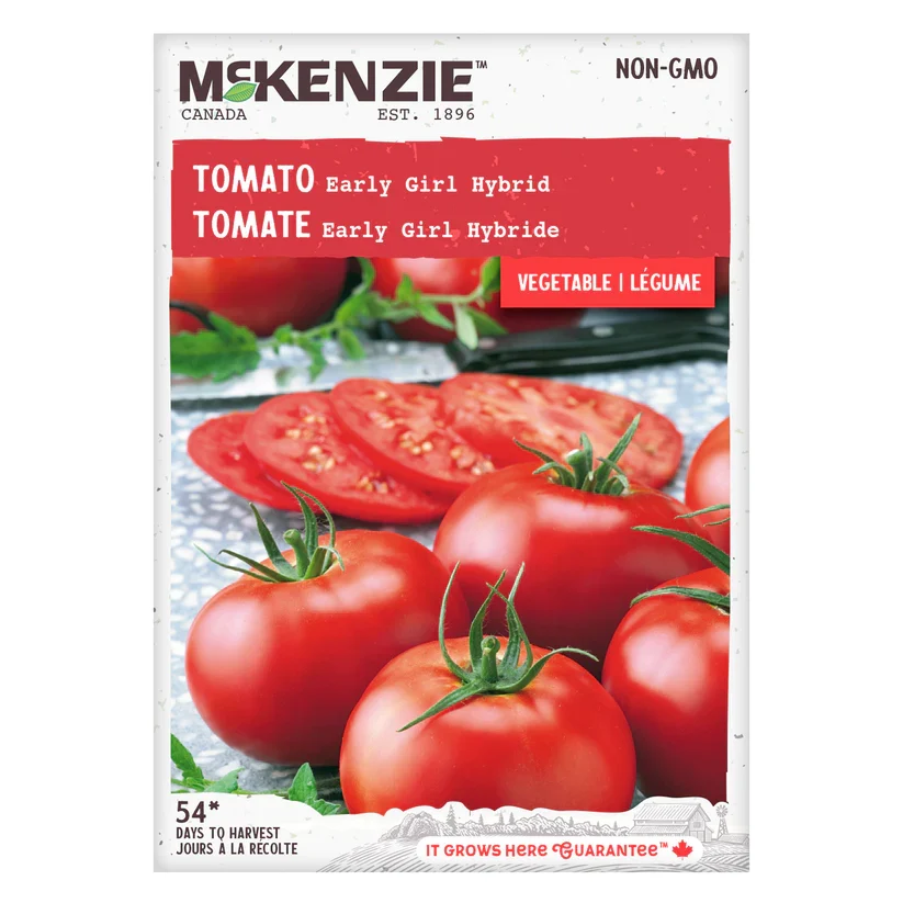SEMENCES DE LEGUMES: TOMATE - EARLY GIRL A.E. MCKENZIE CO.