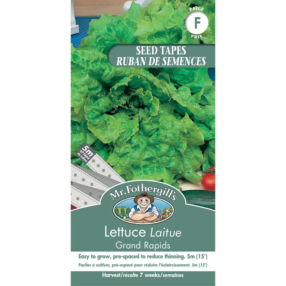 RUBAN DE SEMENCES DE LEGUMES: LAITUE GRAND RAPIDS FOOTPRINT PRODUCTS LIMITED
