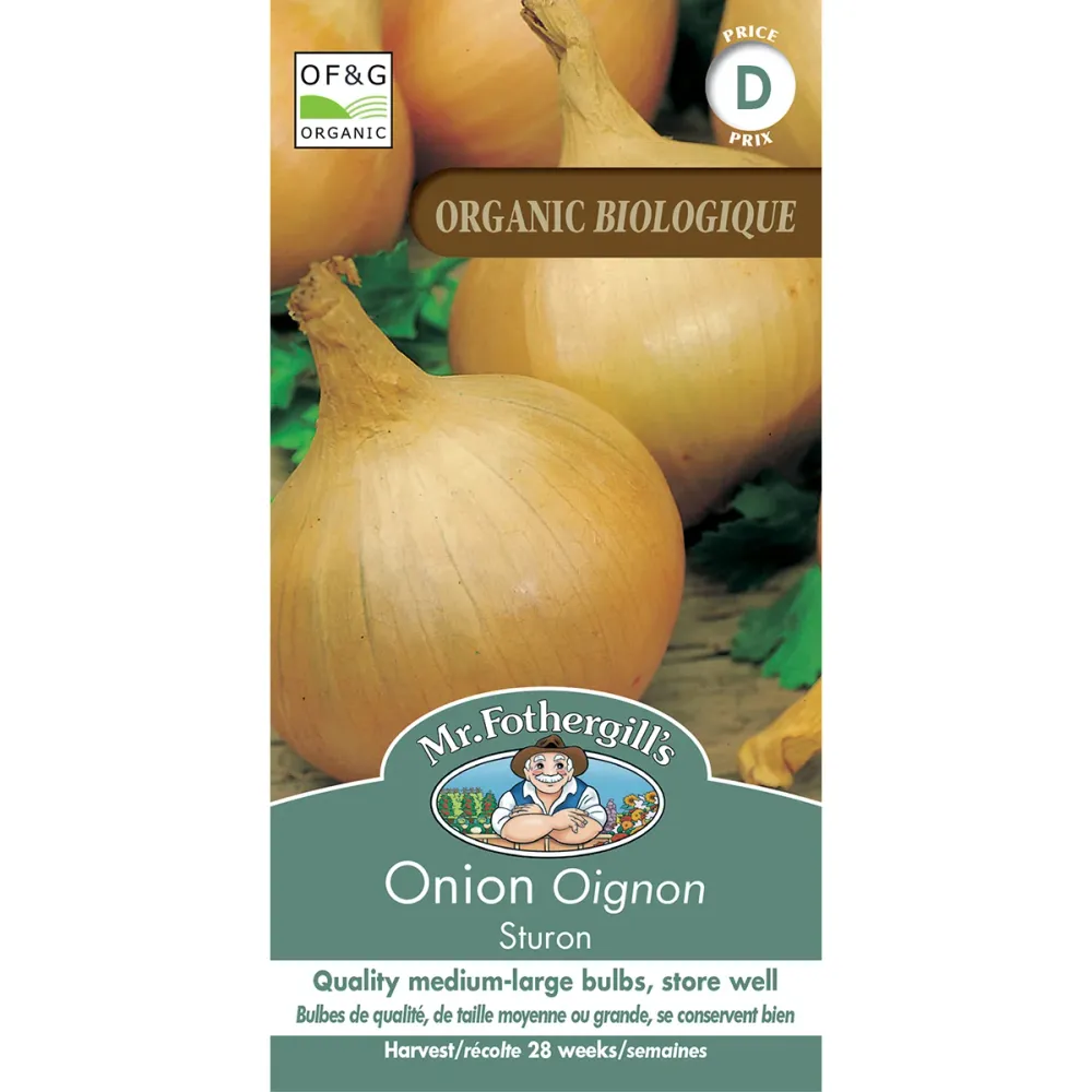 SEMENCES DE LEGUMES BIO: OIGNON - STURON FOOTPRINT PRODUCTS LIMITED